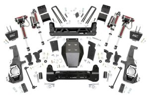 Chevrolet Silverado 2500 HD Suspension Lift Kit - Rough Country - 5 Inch Lift Kit with Torsion Drop - '20-'25 Chevrolet Silverado 2500 HD Suspension Lift Kit - Rough Country - 5 Inch Lift Kit with Torsion Drop - '20-'25